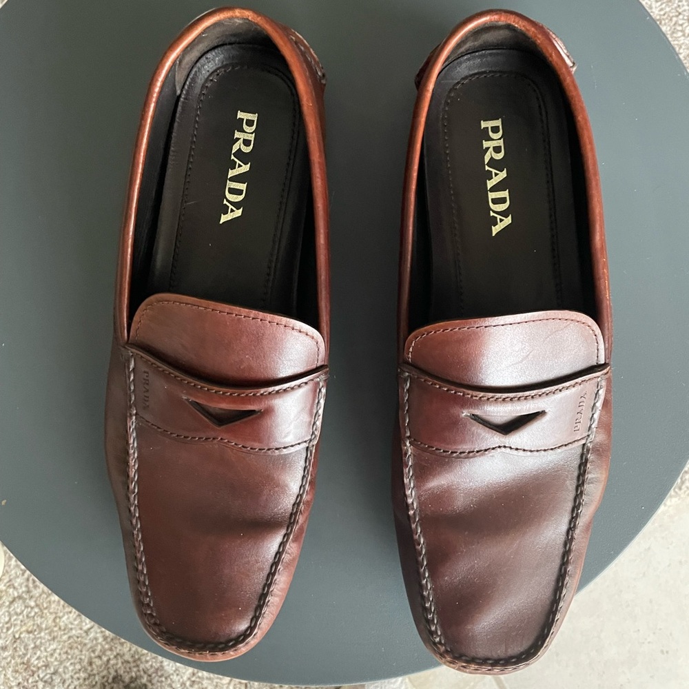 Prada Saffiano Loafers